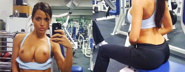 Janessa Brazil Candid Workout Pics