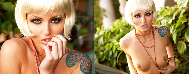 Tattooed Blonde Veronica Lavery Exposed